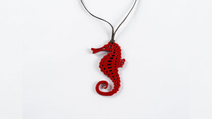 The Ocean Legacy Seahorse Duo | 2-in-1 Bag Charm & Personalized Necklace