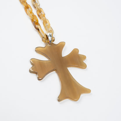 Premium Horn Cross Necklaces