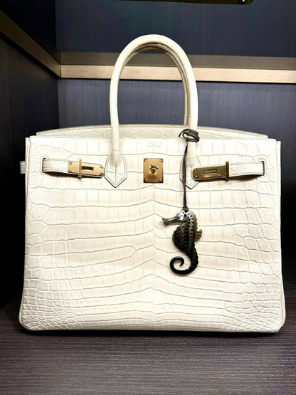 The Ocean Legacy Seahorse Duo | 2-in-1 Bag Charm & Personalized Necklace