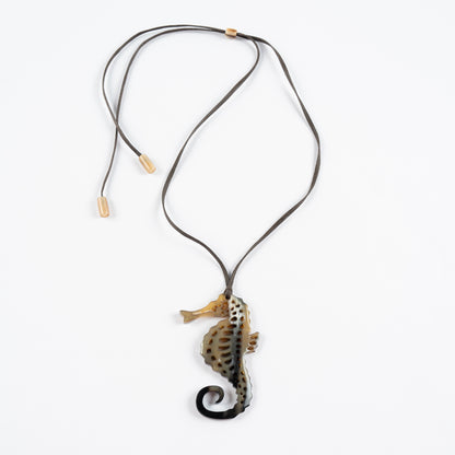 The Ocean Legacy Seahorse Duo | 2-in-1 Bag Charm & Personalized Necklace