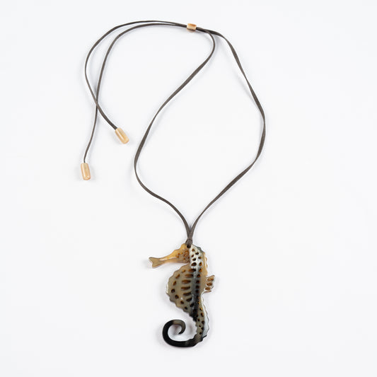 The Ocean Legacy Seahorse Duo | 2-in-1 Bag Charm & Personalized Necklace