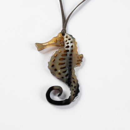 The Ocean Legacy Seahorse Duo | 2-in-1 Bag Charm & Personalized Necklace