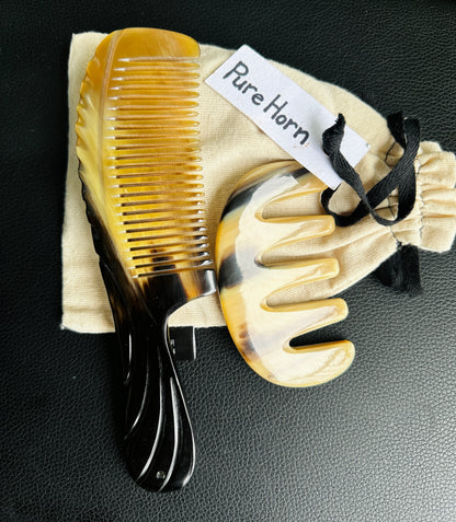 PureHorn™ - Instant Tension Release & Ultimate Hair Growth Handcrafted Keratin Set
