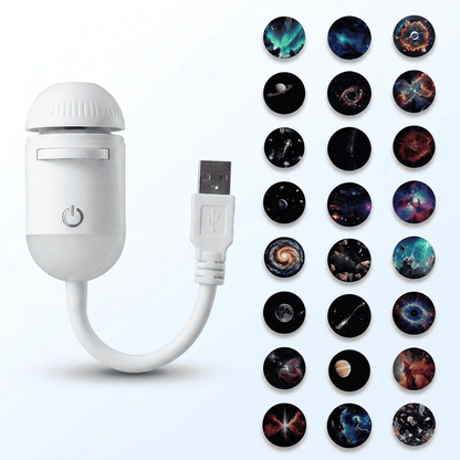 CuratoSpace™ 2-in-1 Galaxy Projector