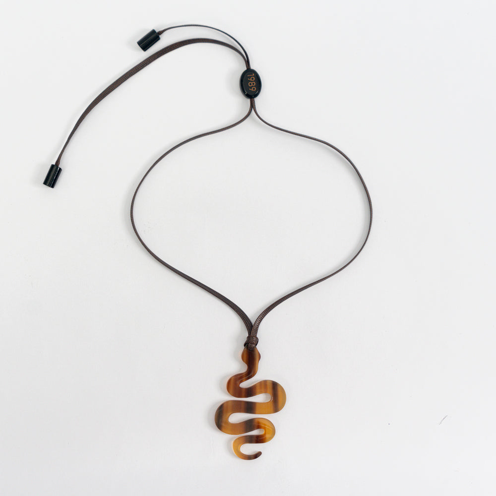 The Serpent Legend: Custom Engraved Horn Jewelry Set